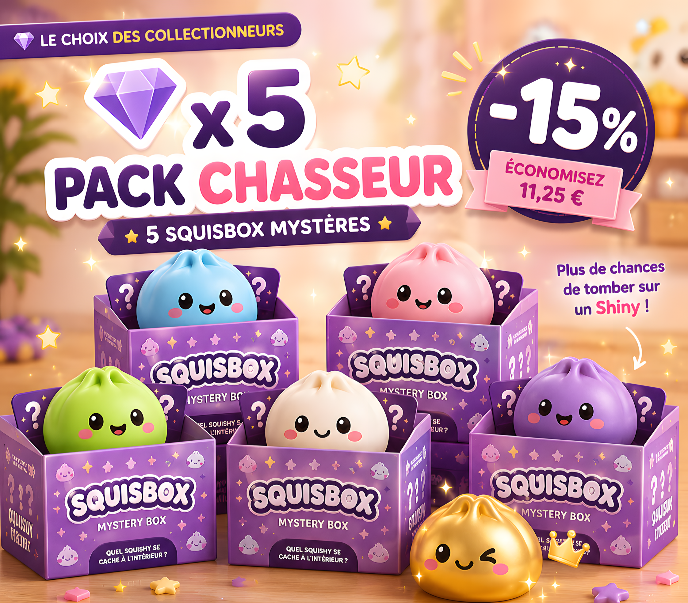 Pack CHASSEUR x5